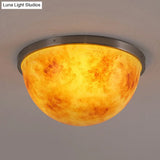 Contemporary Bedroom Flush Mount Ceiling Light
