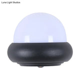 Contemporary Black Flush Wall Sconce With 1/2-Light For Patio - Plastic Ball