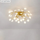 Contemporary Firefly Flush Mount Led Ceiling Light For Living Rooms