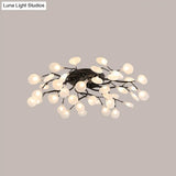 Contemporary Firefly Flush Mount Led Ceiling Light For Living Rooms