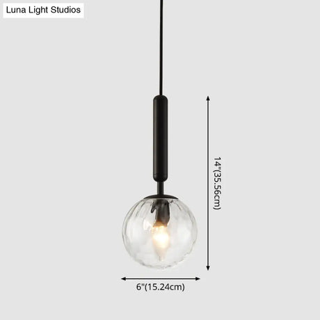 Contemporary Glass Pendant Light For Lounge