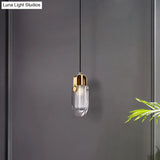 Contemporary Gold Led Crystal Pendant Ceiling Light