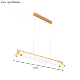 Contemporary Gold Tube Chandelier: Led Pendant Lamp For Living Room (25/40.5/32.5 Width) Warm/White