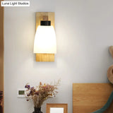 Contemporary Indoor Wall Sconce With Adjustable Light Direction For Study Room And Bedroom