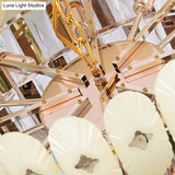 Contemporary Layered Ceiling Chandelier - Clear Crystal 12/16/22 Lights Ideal For Living Room Down