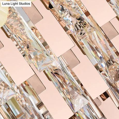Contemporary Layered Ceiling Chandelier - Clear Crystal 12/16/22 Lights Ideal For Living Room Down