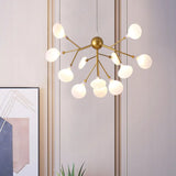 Contemporary Led Acrylic Chandelier Pendant Light For Living Room