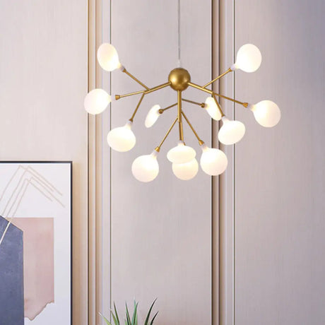 Contemporary Led Acrylic Chandelier Pendant Light For Living Room