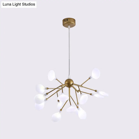 Contemporary Led Acrylic Chandelier Pendant Light For Living Room