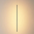 Contemporary Led Black Metal Pendant Light - Stylish Ceiling Suspension Lamp / Warm