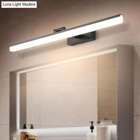 Contemporary Led Wall Vanity Sconce - Metal Design Stylish Bathroom Lighting
