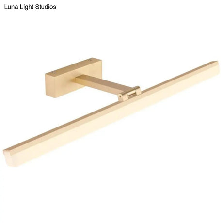 Contemporary Led Wall Vanity Sconce - Metal Design Stylish Bathroom Lighting