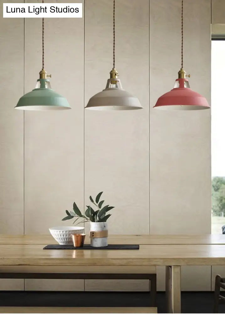 Contemporary Metal Barn Pendant Light Fixture For Restaurants