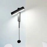 Contemporary Metal Led Rotatable Wall Sconce - Warm Light Lamp