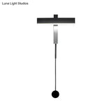 Contemporary Metal Led Rotatable Wall Sconce - Warm Light Lamp