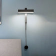 Contemporary Metal Led Rotatable Wall Sconce - Warm Light Lamp Black / 8
