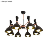 Contemporary Monochrome Kindergarten Pendant Chandelier For Living Room