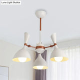 Contemporary Monochrome Kindergarten Pendant Chandelier For Living Room