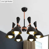 Contemporary Monochrome Kindergarten Pendant Chandelier For Living Room