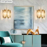 Contemporary Oval Wall Light With Clear Crystal Deco - Metallic 1-Light Fixture For Living Room