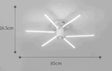 Contemporary Simple Creative Living Room Led Revolving Fireworks Ceiling White 6 White Light