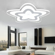 Contemporary Star Slim Led Ceiling Mount Light In White - Perfect For Game Room! / 14’