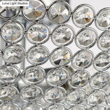 Contemporary Triple Light Chrome Flush Mount Ceiling With Clear K9 Crystal Bowl
