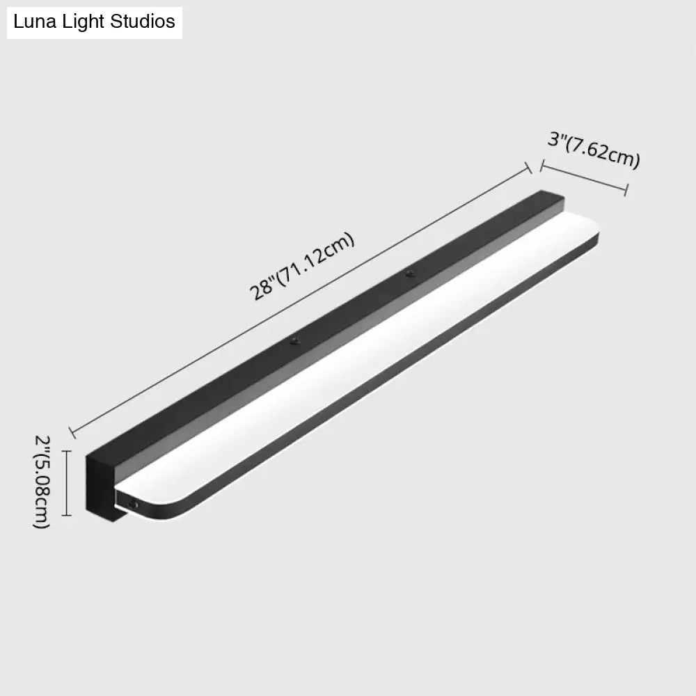 Contemporary Vanity Wall Lamp For Makeup - Bathroom Ambient Lighting