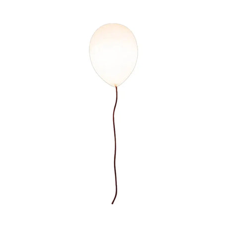 Contemporary White Balloon Shade Flush Mount Light With Opal Glass Ceiling Fixture - 8/10 W 1 Head