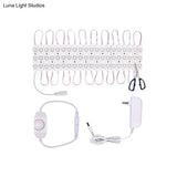 Contemporary White Led Vanity Strip Light: Plastic Linear Make-Up Lighting For Dressing Room