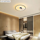 Contemporary White/Warm Flush Mount Lighting: Acrylic 16’/19.5’/23.5’ Lights In Black