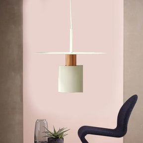 Copper Pendant Light - Modern Metal Cylindrical Design 8’/12’ Wide Hanging Lamp For Ceiling / 8’
