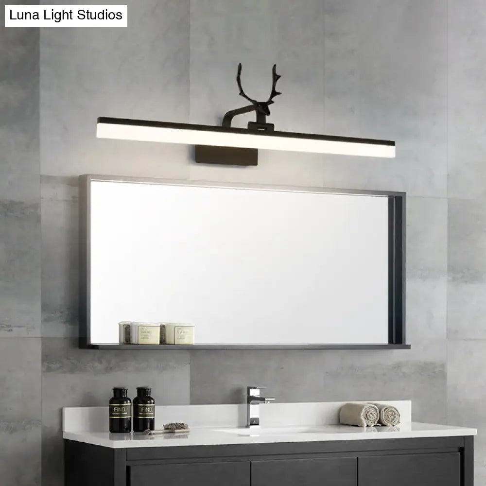 Country Style Adjustable Led Vanity Mirror Light With Acrylic Design Wall Sconce Lighting