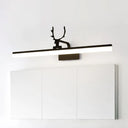 Country Style Adjustable Led Vanity Mirror Light With Acrylic Design Wall Sconce Lighting Black / 16