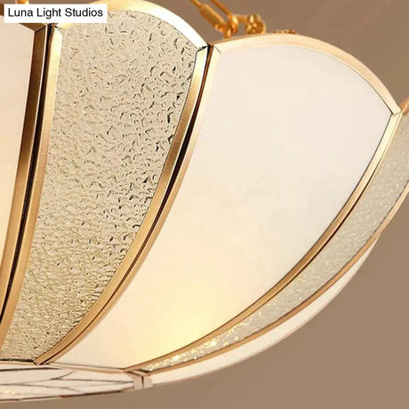 Country Style Room Living Copper Ceiling Lamp