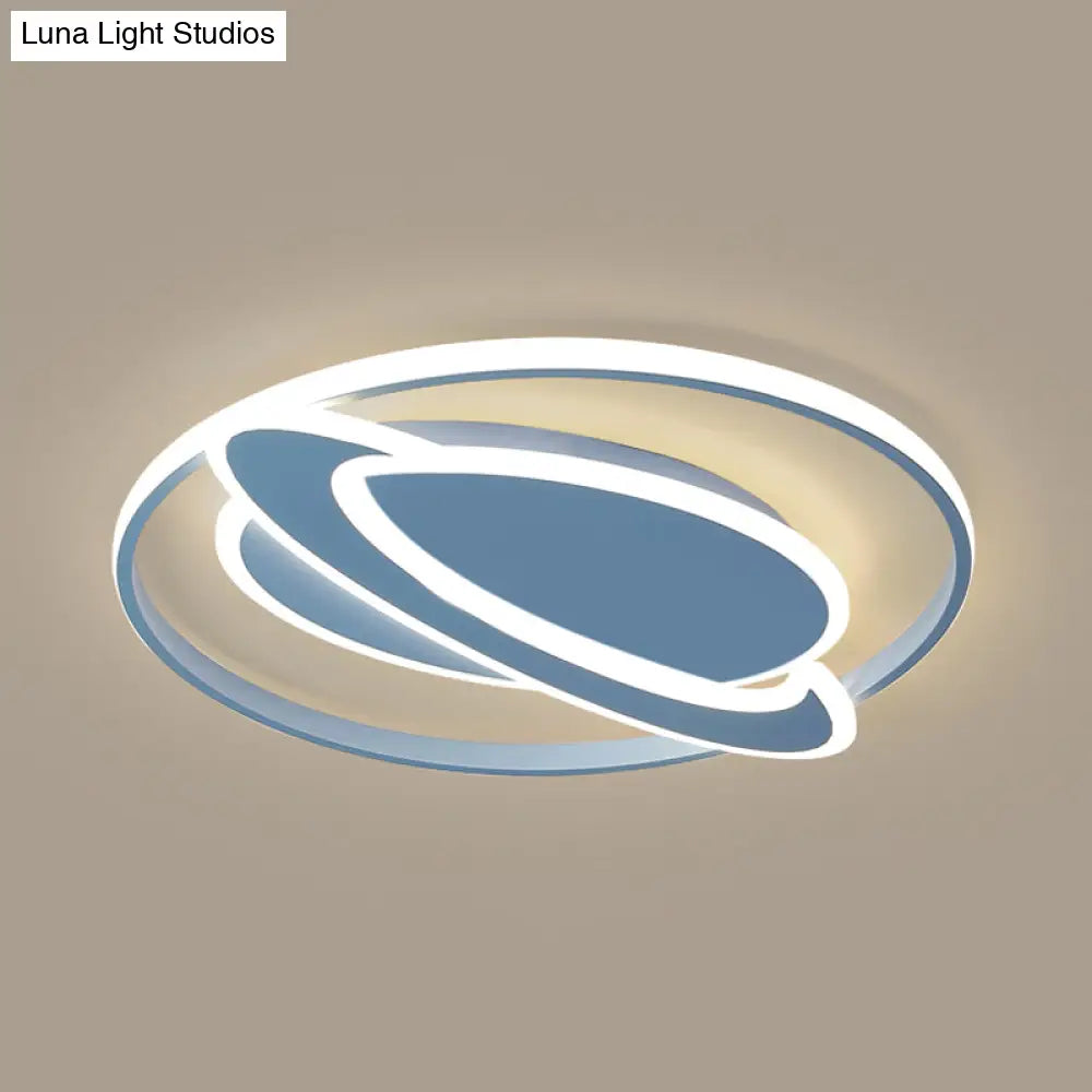 Creative Acrylic Led Flush Mount Ceiling Light For Boys’ Bedroom