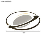 Creative Acrylic Led Flush Mount Ceiling Light For Boys’ Bedroom