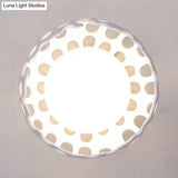Creative White Baby Mushroom Ceiling Lamp For The Bedroom