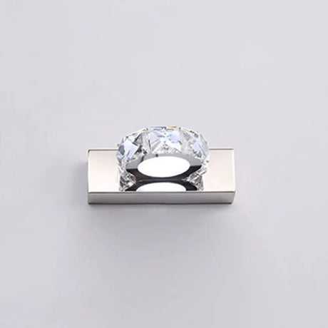 Crystal Circle Vanity Wall Light - Modern Minimalist Style For A Stylish Look 1 / Clear Round
