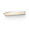Curved Led Vanity Sconce With Stainless Steel Finish For Bathrooms Chrome