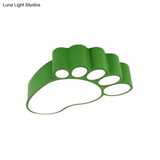 Cute Modern Led Baby Foot Ceiling Lamp For Kindergarten