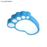 Cute Modern Led Baby Foot Ceiling Lamp For Kindergarten