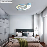 Cute Snail Led Ceiling Lamp - Perfect For Kindergarten Bedrooms!