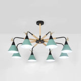 Deer Macaron Style Metallic Pendant Light For Child Bedroom 8 / Green
