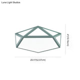 Diamond Nordic Led Ceiling Lamp For Bedroom - Flush Mount Style