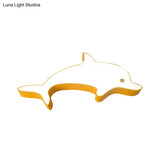 Dolphin Led Flush Mount Light - Perfect For Child’s Bedroom Ceiling
