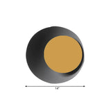 Dot Sconce Light: Macaron Style Metal Candy Colored Wall Lamp For Study Room & Kitchen