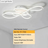 Double Glow Modern Led Ceiling Lights For Living Room Bedroom Lamparas De Techo Dimming Lamp
