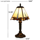 Dragonfly Stained Glass Table Lamp - Rustic 1-Light Lighting