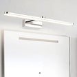 Elongated Acrylic Vanity Lighting 16/17/23 Led Wall Light Sconce For Bathroom White Finish